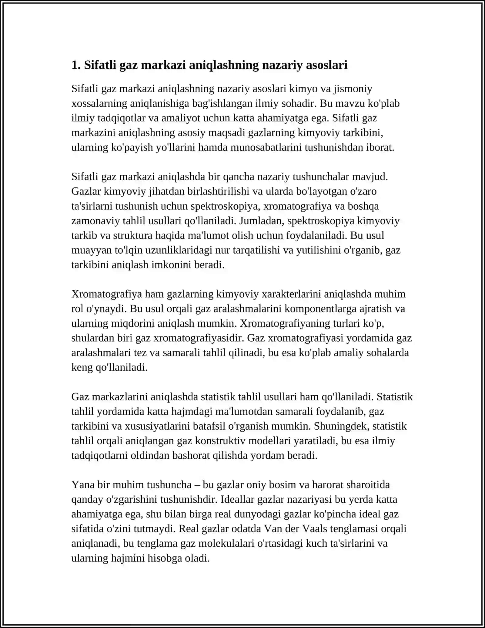 ENG SIFATLI GAZ MARKAZI QANDAY ANIQLANADI 3
