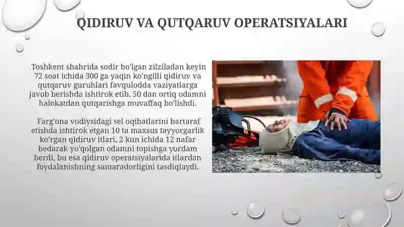 Qidiruv va qutqaruv operatsiyalari 3
