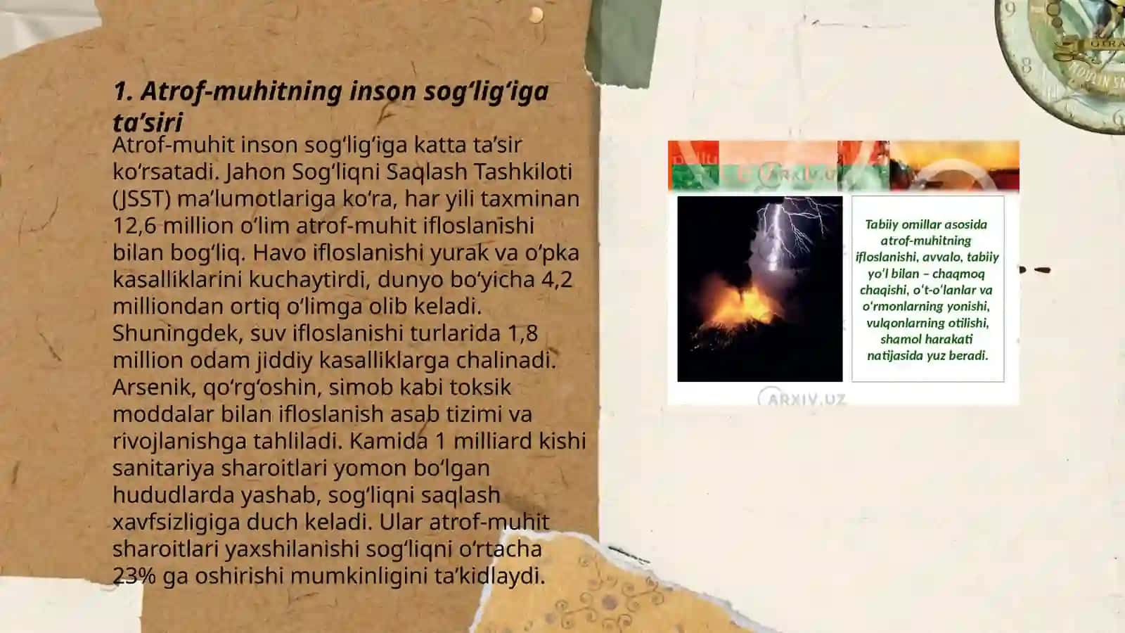 Atrof-muhitning inson sog‘lig‘iga ta’siri 3