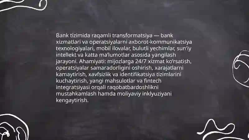 Bank tizimida raqamli transformatsiya 3
