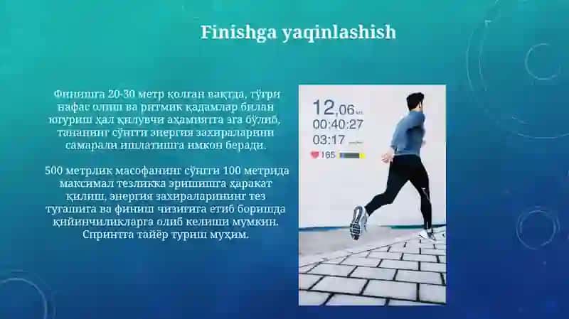 500 metrga yugurish 3