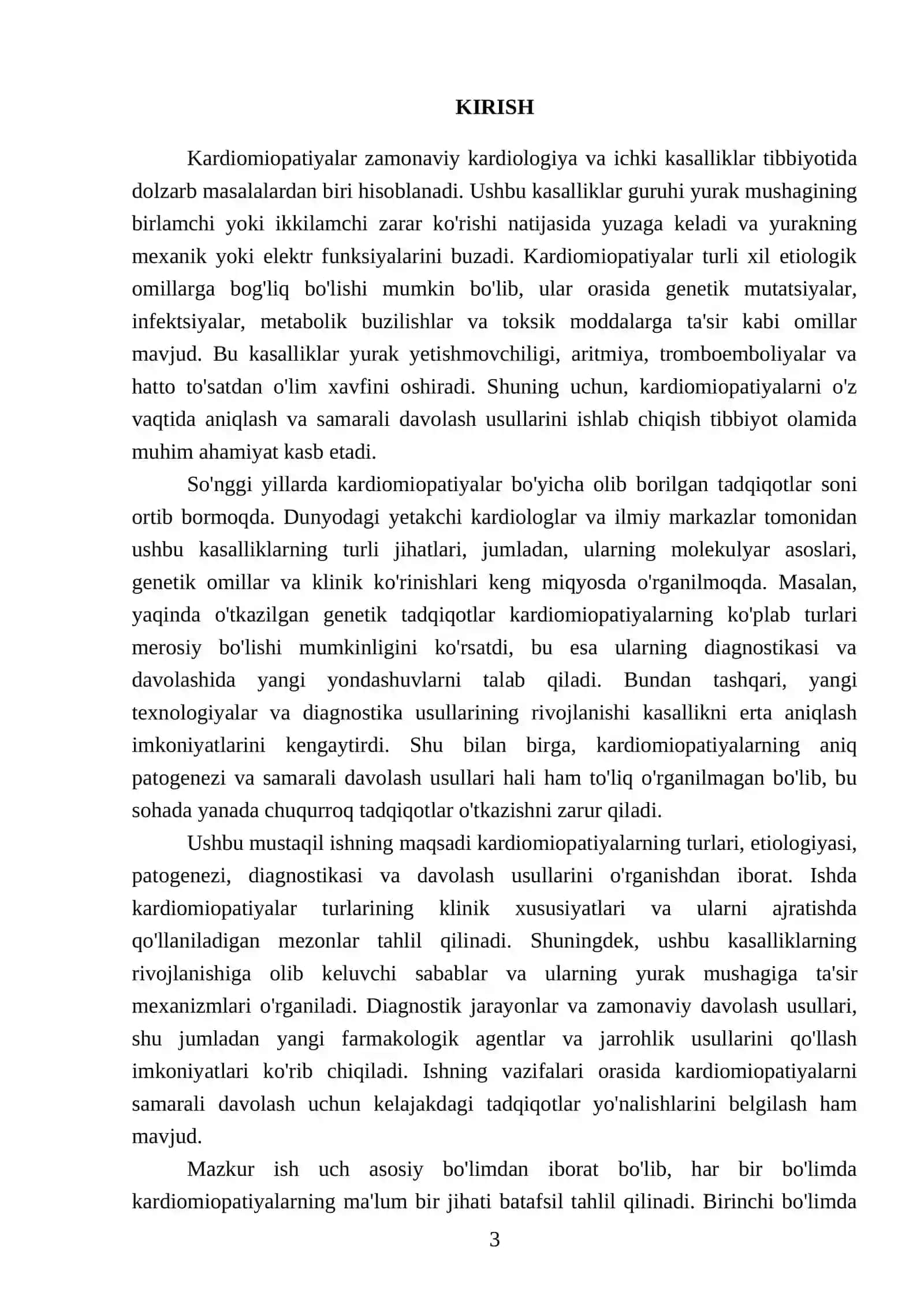 Kardiomiopatiyalar 3