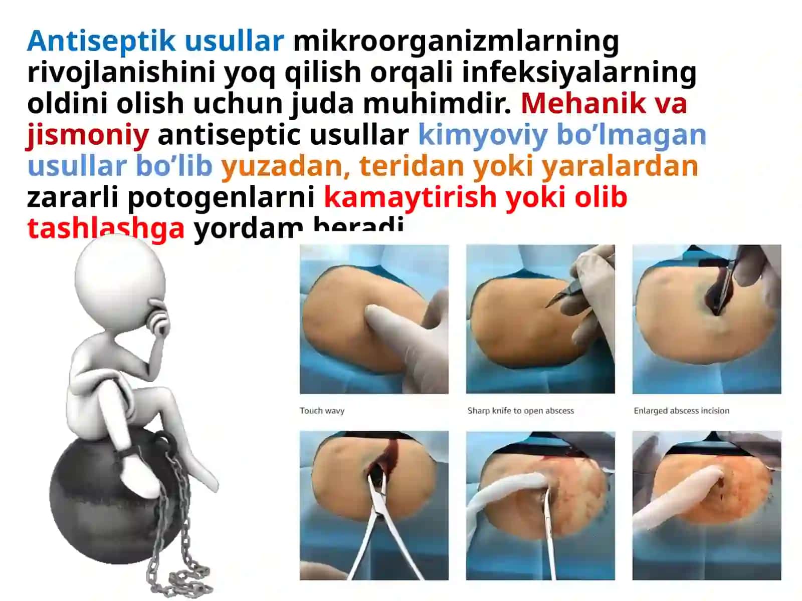 Fizik va Mexanik antiseptika 3