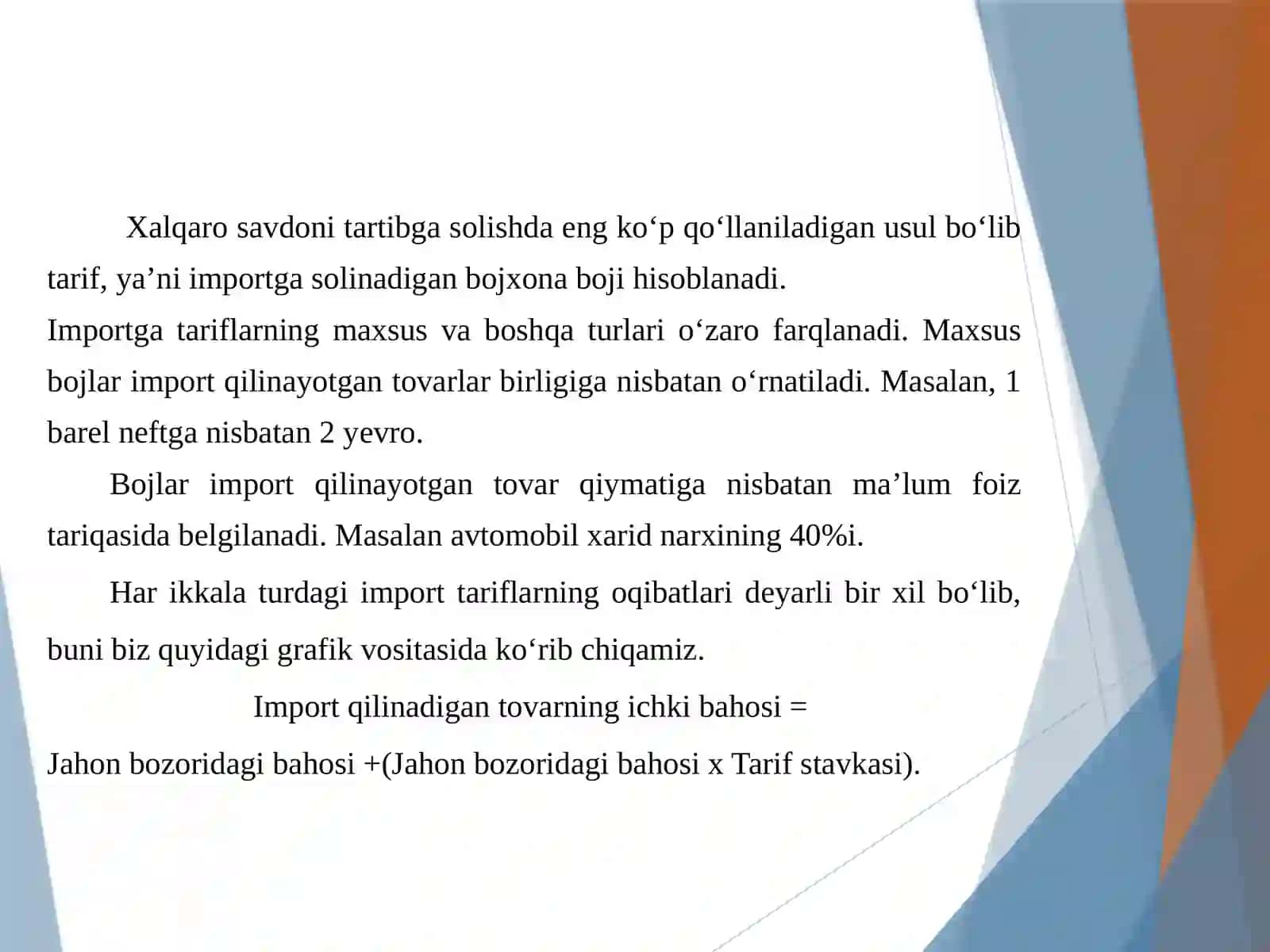 Tashqi savdo siyosati 3