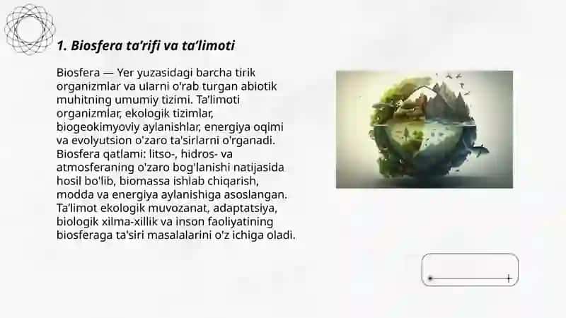 Biosfera haqida ta’limot 3
