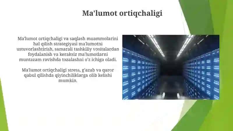 Ma'lumot ortiqchaligi 3