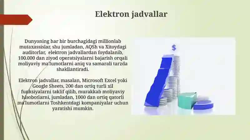Elektron jadvallar 3
