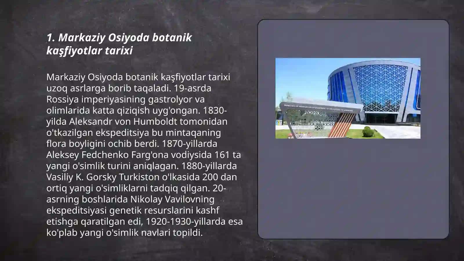 Markaziy Osiyoda Botanika fanining rivojlanishi 3