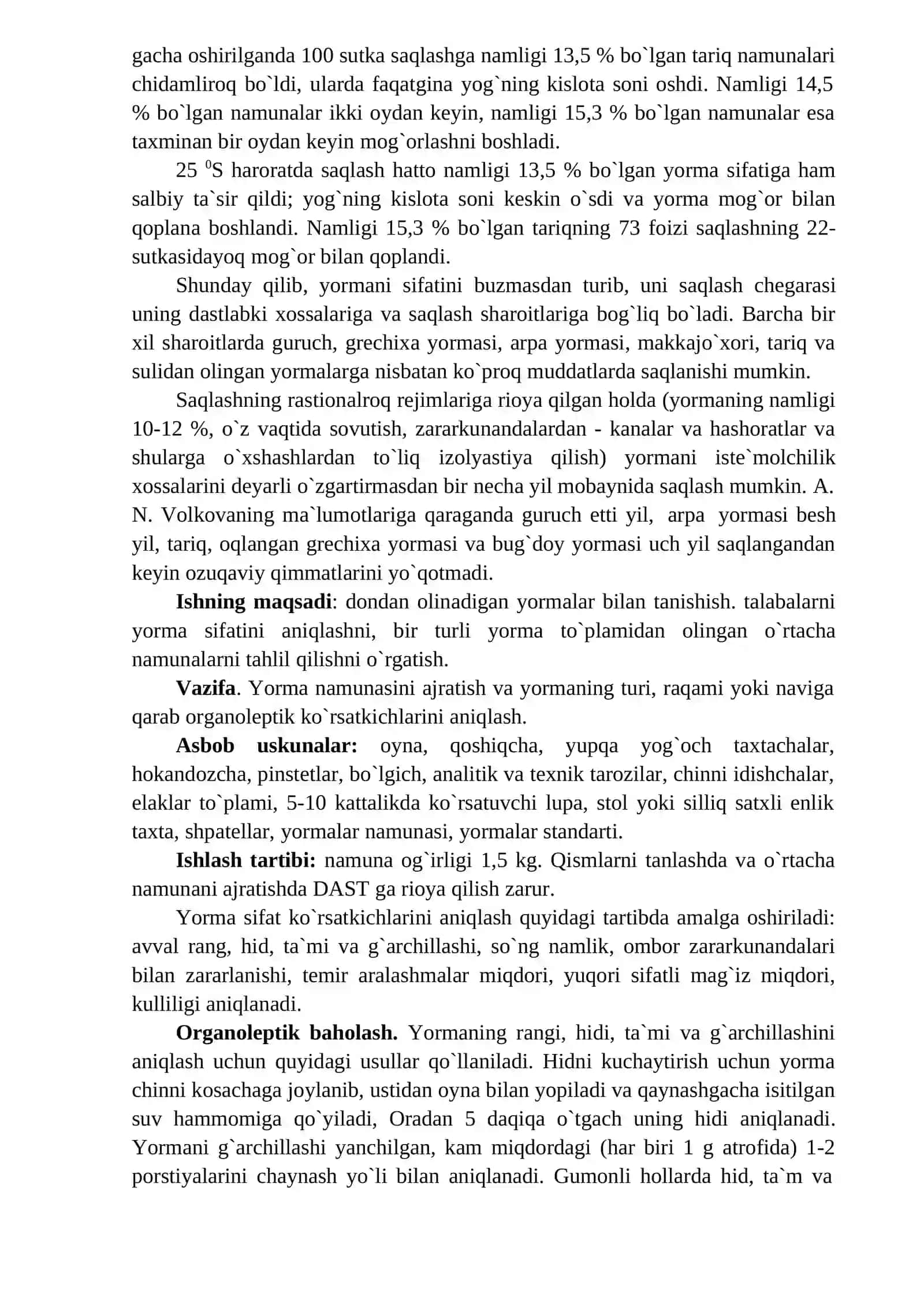 Yorma mahsulotlari 3