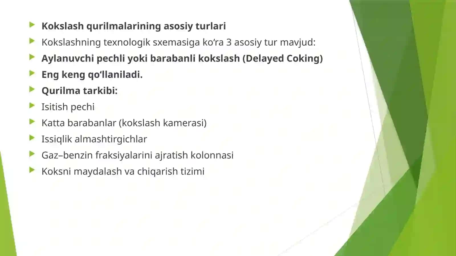 NEFT VA GAZ KIMYOSI XALILOV TURABOYNING NEFTNI BIRLAMCHI QAYTA ISHLASH FANIDAN TAYYORLAGAN TAQDIMOTI2025-YIL 3