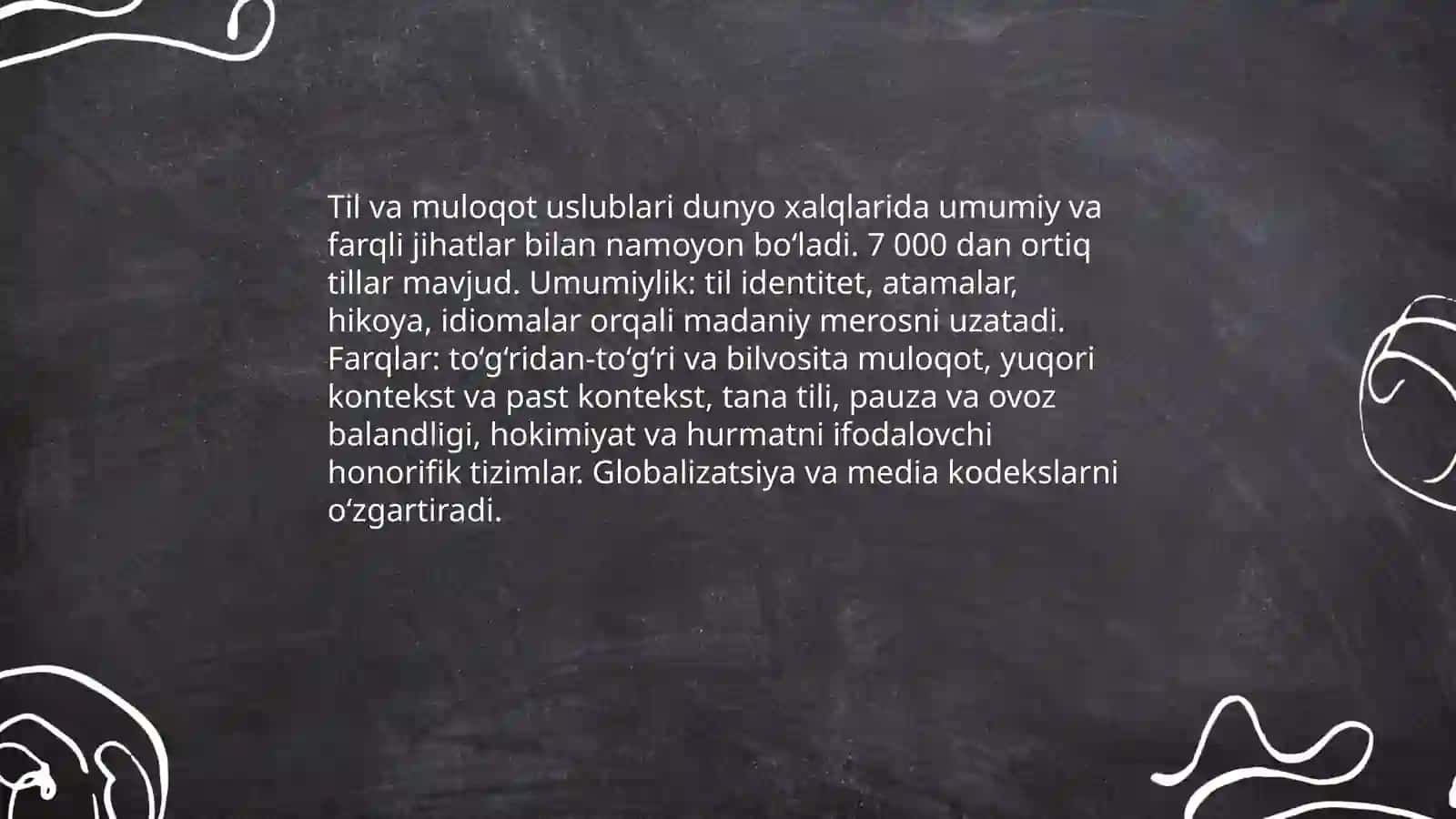 Til va muloqot uslublari 3