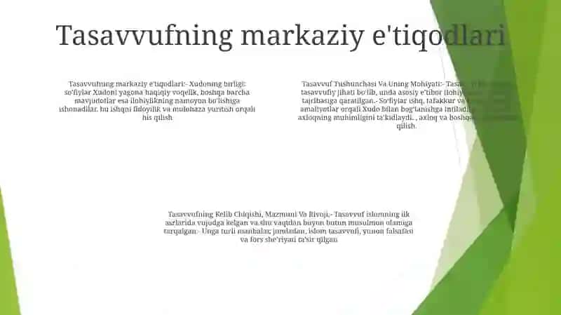 Tasavvuf Tushunchasi Va Uning Mohiyati 3