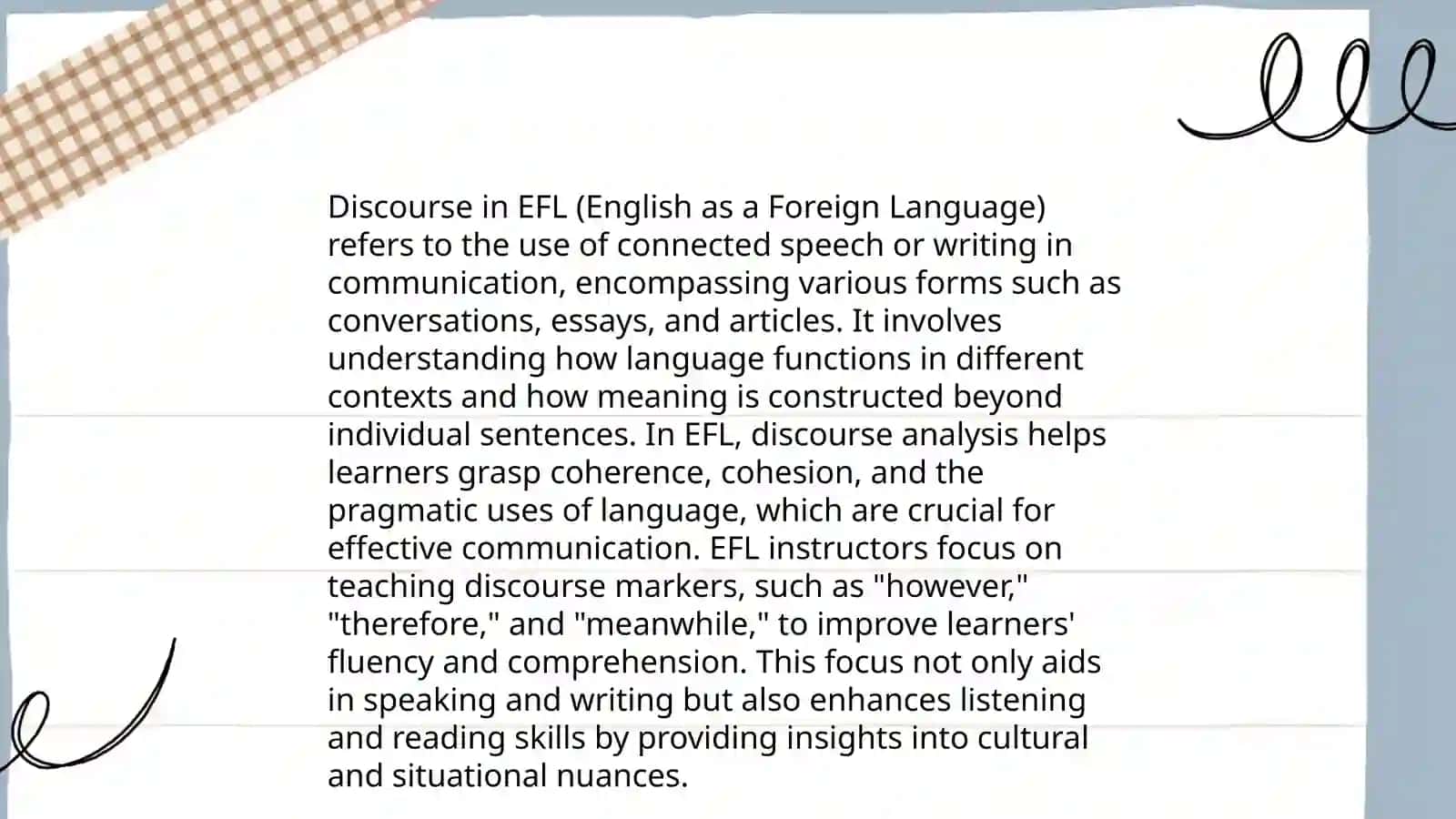 Features of EFL in Interactive Discourse 3
