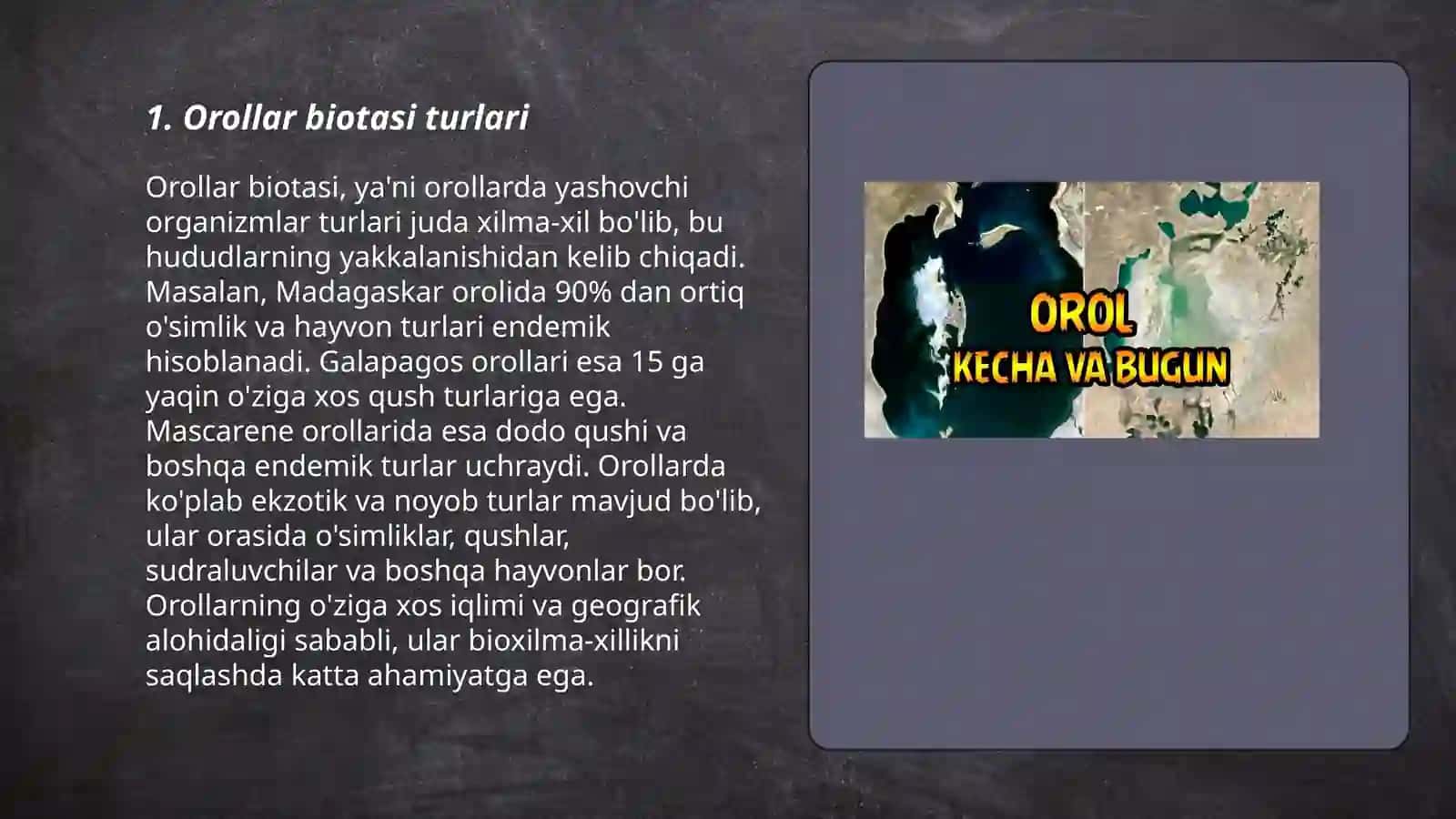 Orollar biotasi 3