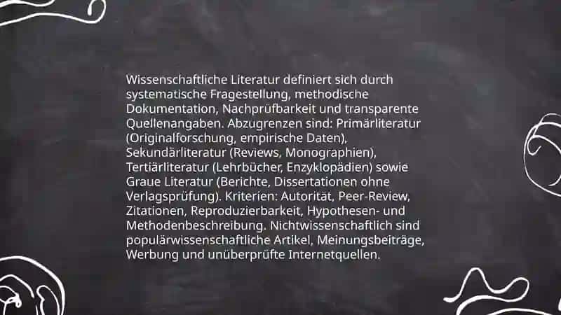 Wissenschaftliche Literatur 3