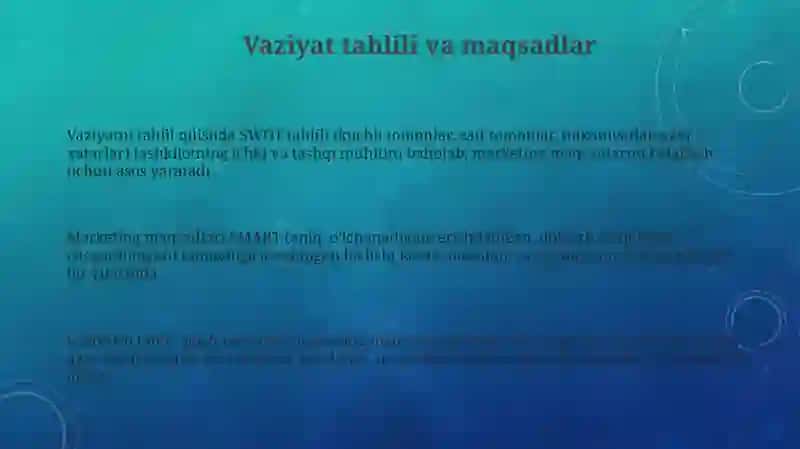 Marketing strategiyasini tanlash 3