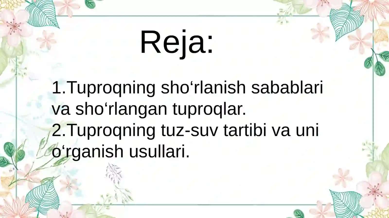 Tuproqqatlamlaridasuvvatuzzaxirasi 3