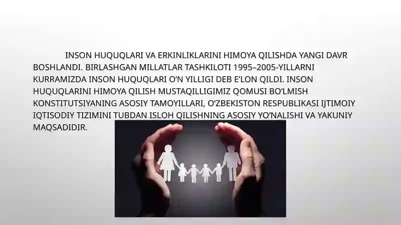 INSON HUQUQLARI FANI 3