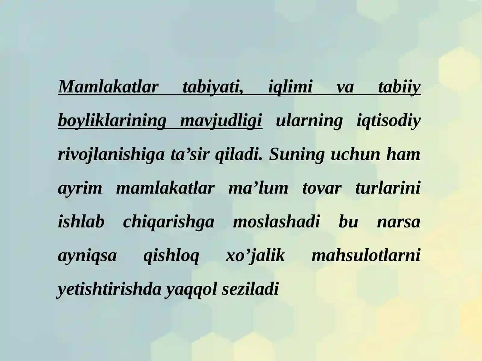 Tashqi iqtisodiy faoliyat statistikasi 3