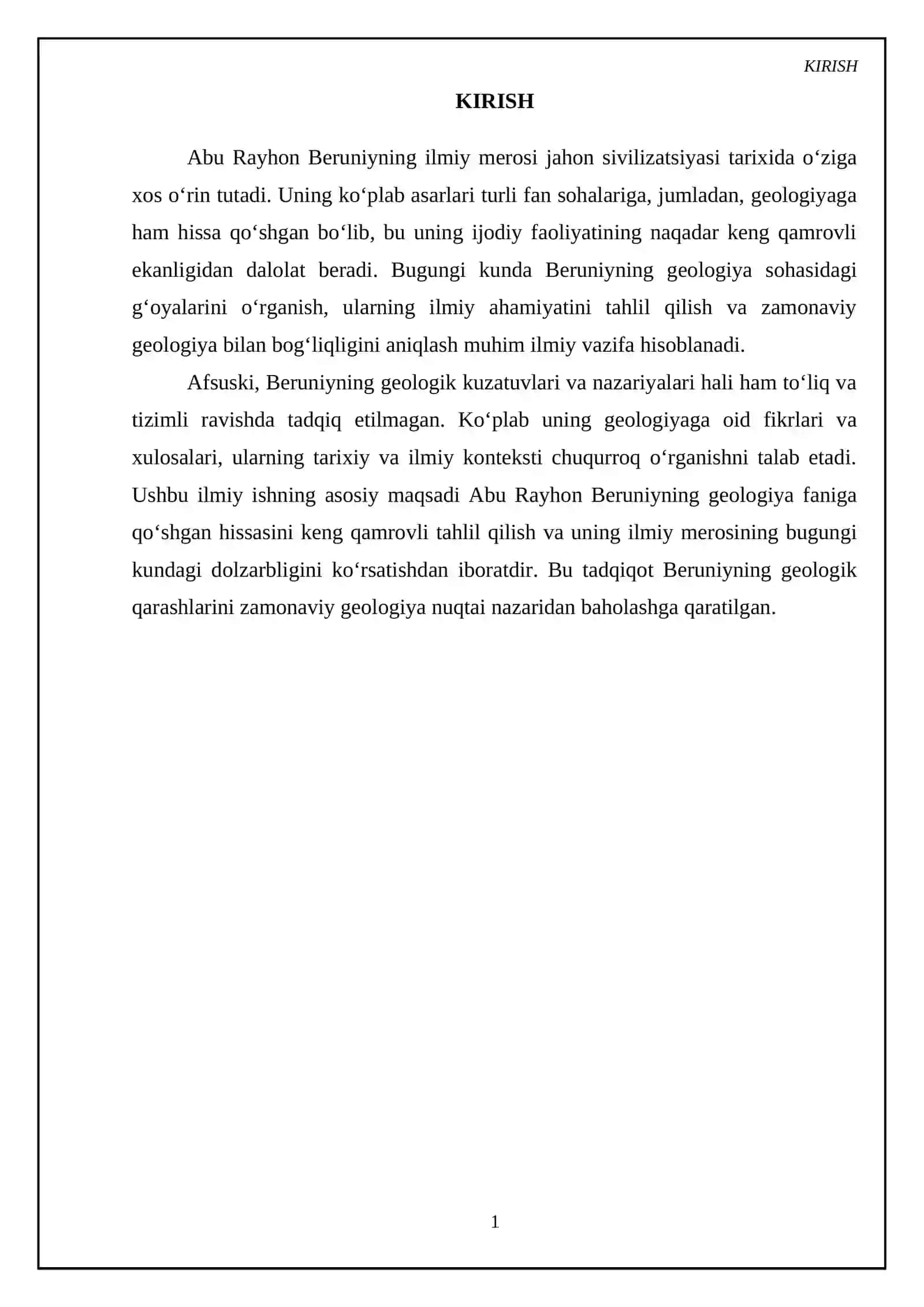 Abu Rayhon Beruniy va geologiya 3