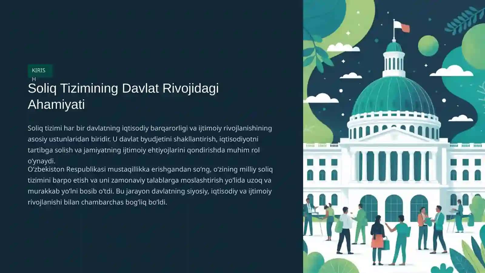 O‘zbekiston Respublikasi Soliq Tizimining Shakllanish Tarixi 3