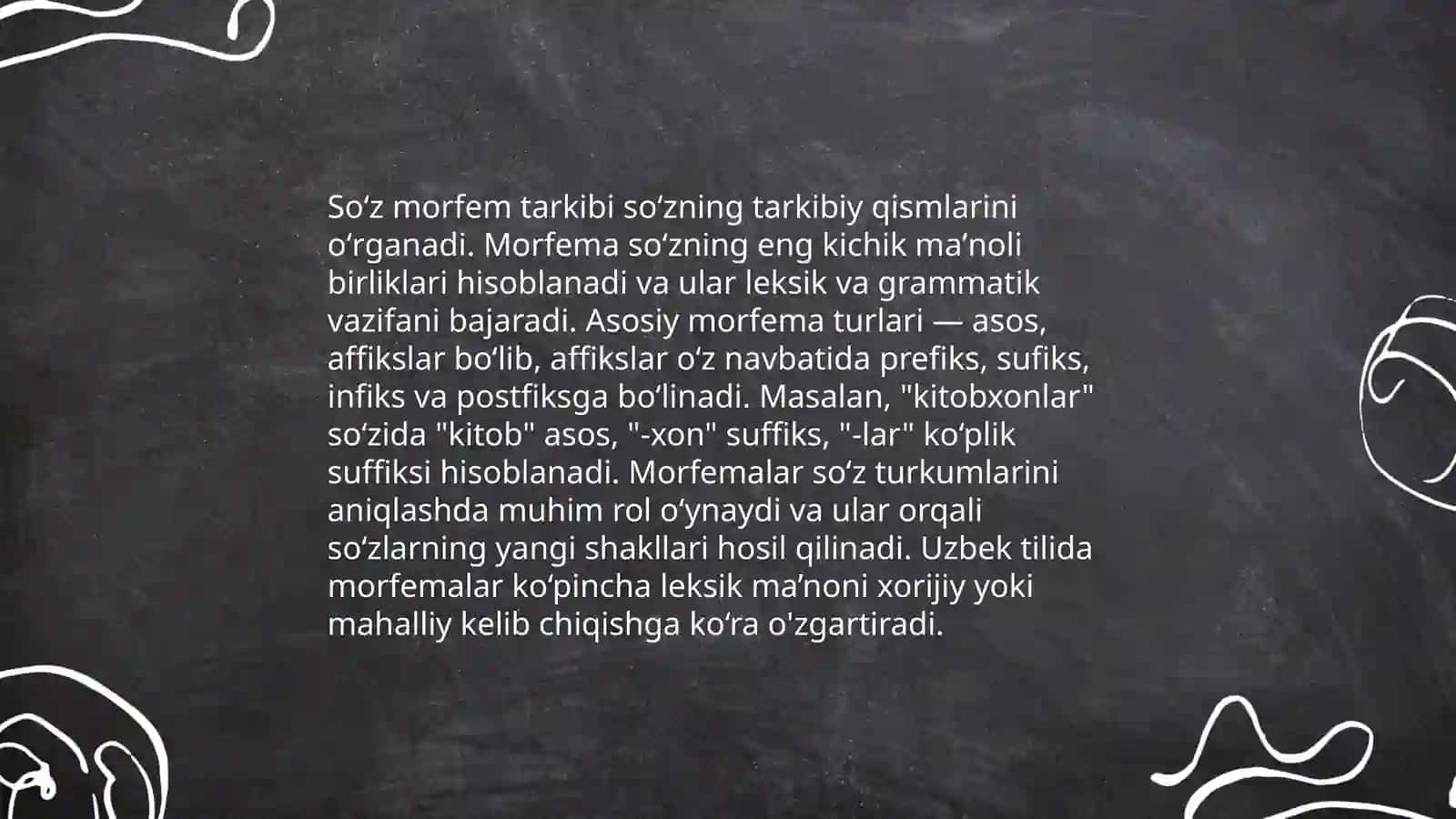 Morfem tarkibi 3