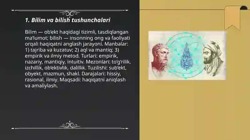 Bilish falsafasi 3
