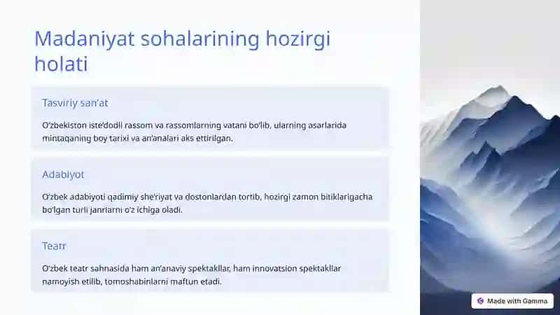 O‘zbekistonning madaniy taraqqiyoti 3