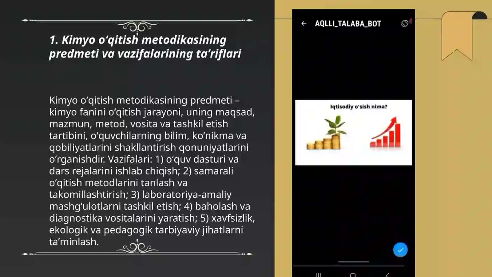 Kimyo oʻqitish metodikasi predmeti va vazifasi 3