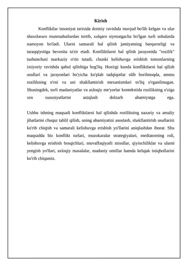 Konftliktlarni bartaraf etishda 3
