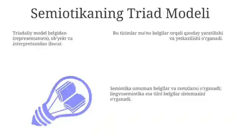 Semiotika: Asosiy ma'lumot 3