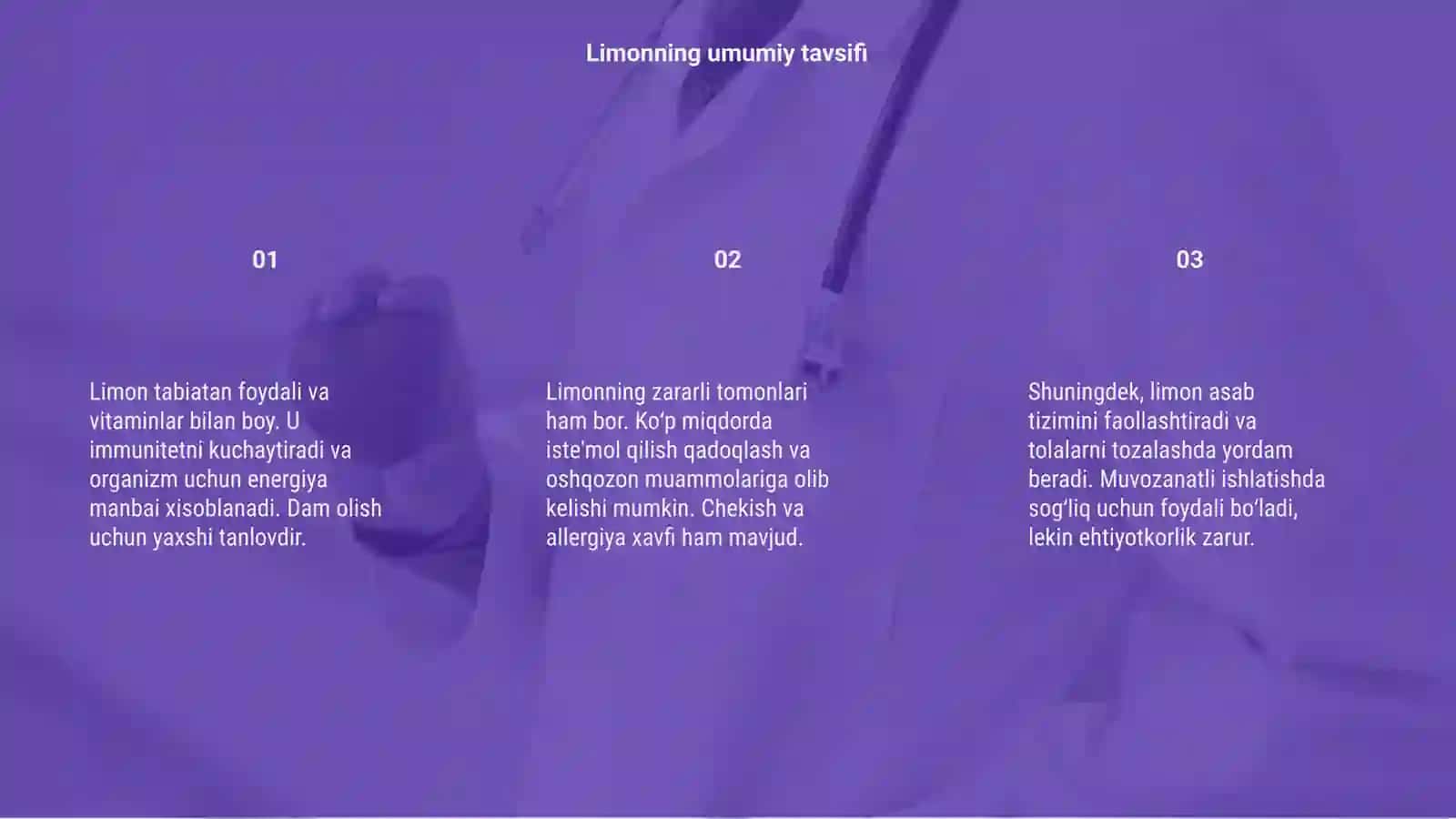 Limonning foydali va zararli xususiyatlari 3
