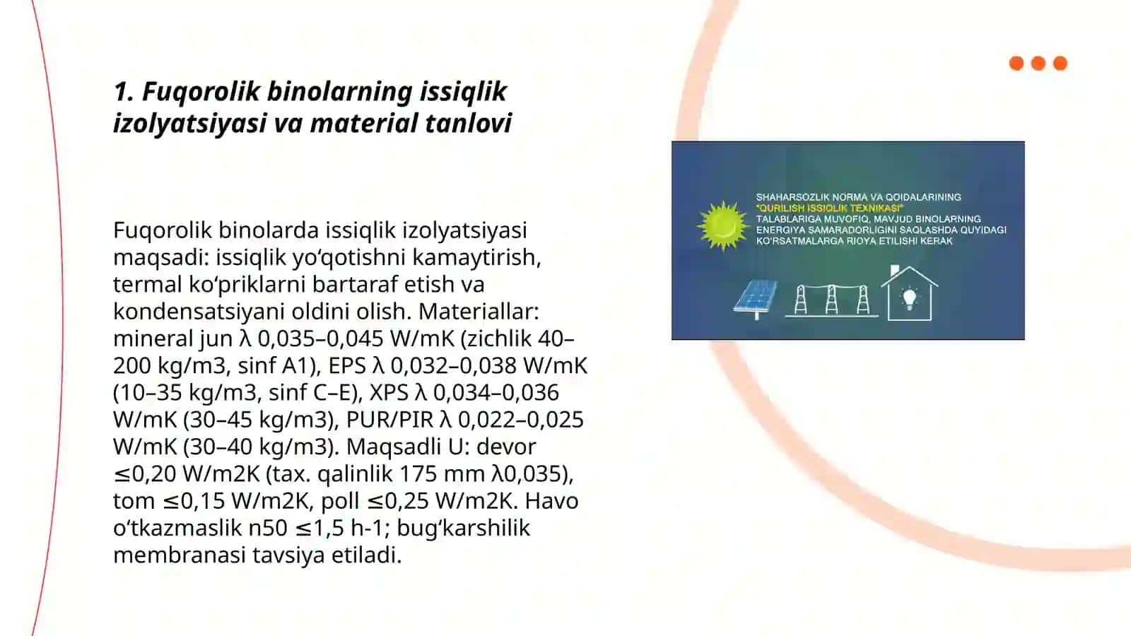 Fuqorolik binolarning energiya samaradorligini ta’minlashning muhandislik usullari 3