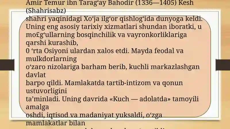Temur va Temuriylar davri falsafasi va uning ahamiyati 3