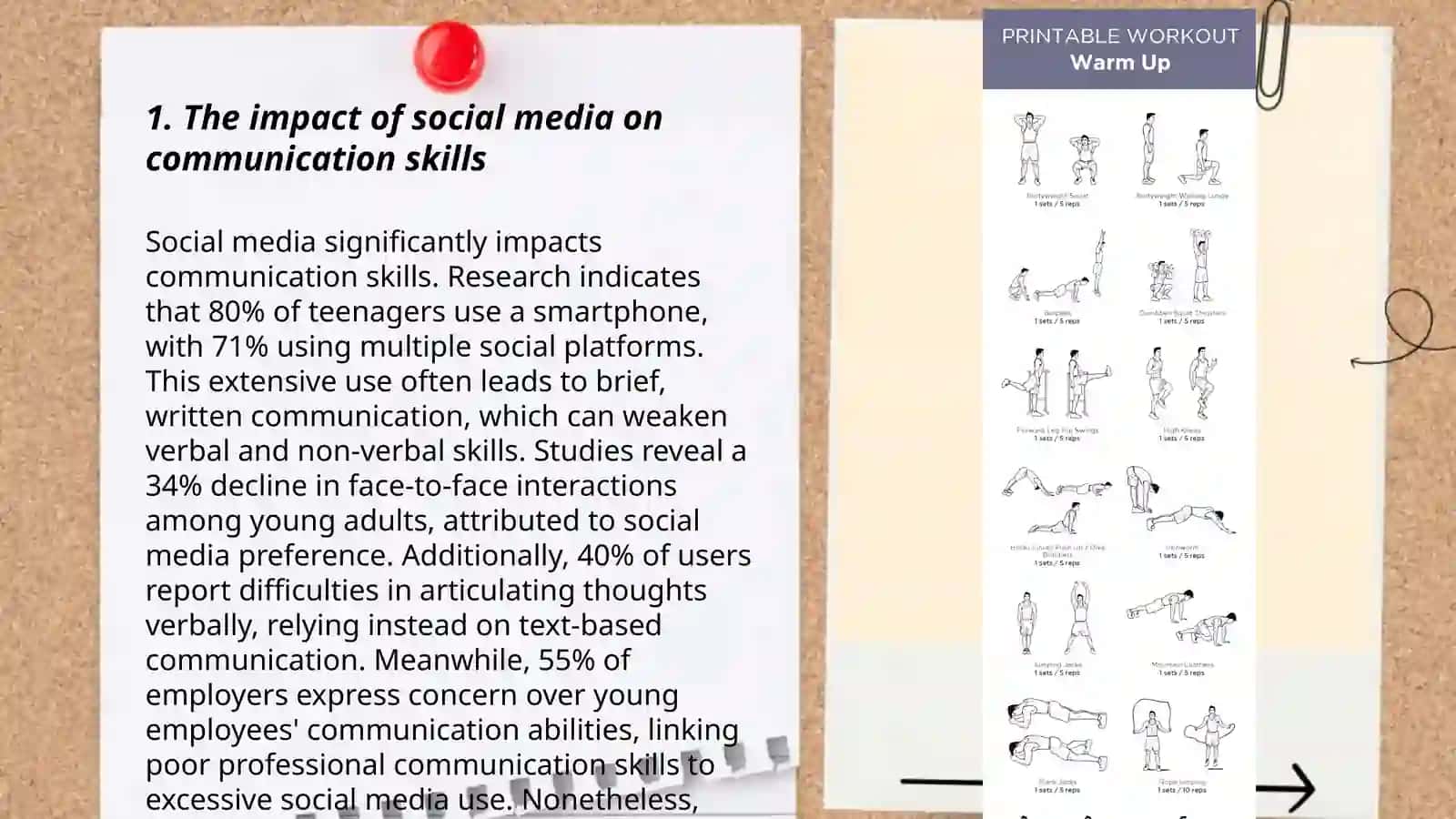 The working thesis exercise 3