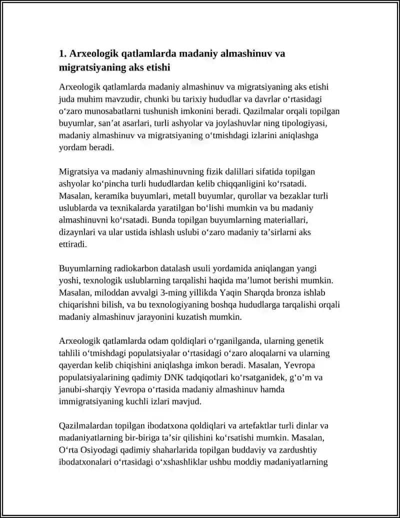 QADIMGI MIGRATSIYALARNING ARXEOLOGIK MANBALARDAGI AKSI 3