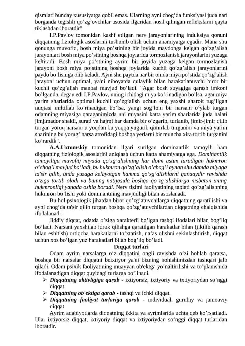 DIQQAT VA SEZGI 3