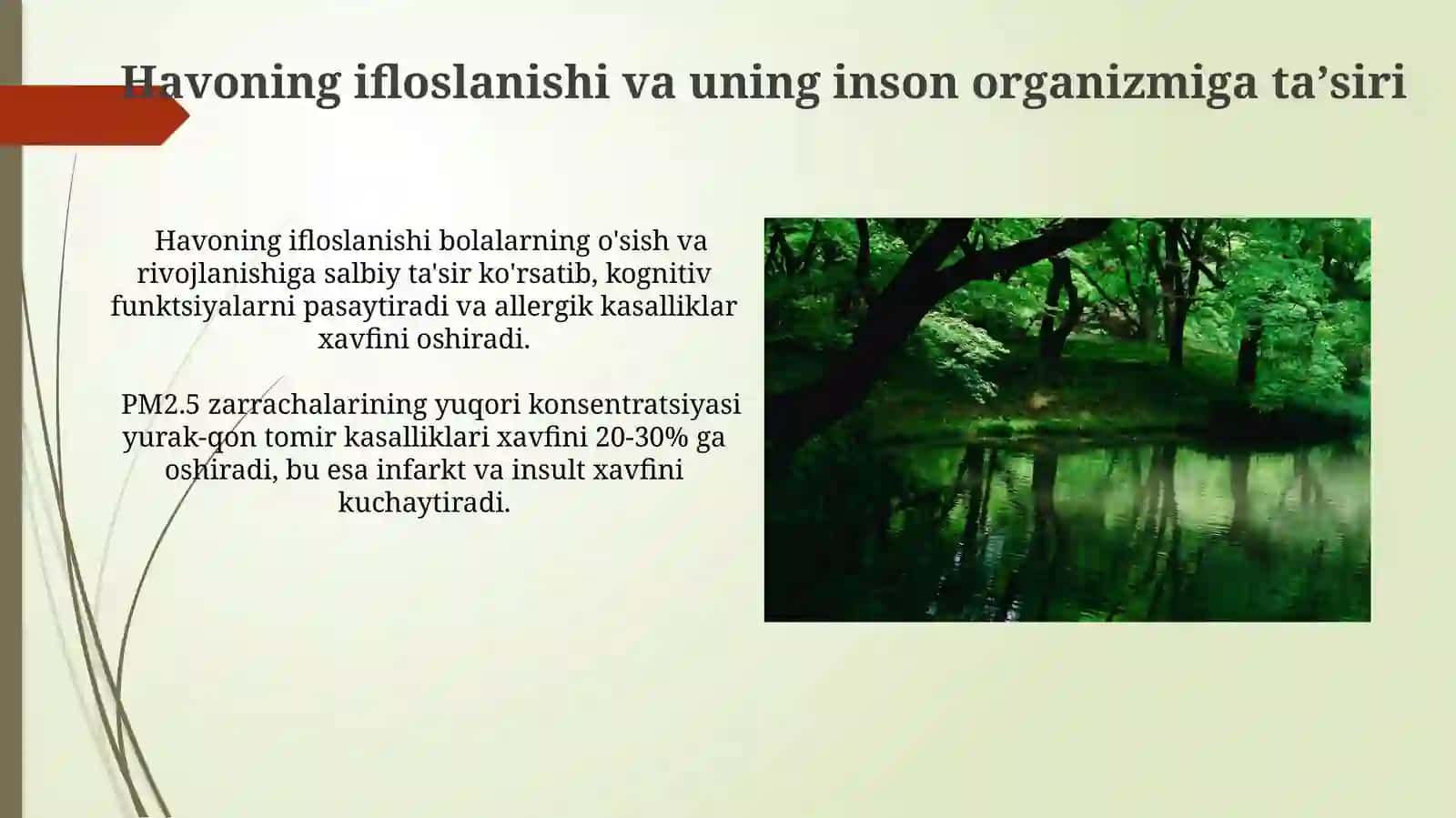 Atrof muhit va odamorganizmningbogʻliqligi 3