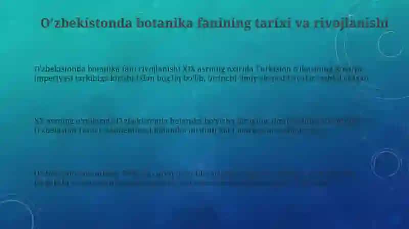 O'zbekistondabotanikafaningrivojlanishi 3