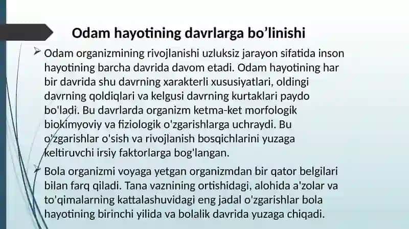 rivojlanishdagi kritik davrlar 3