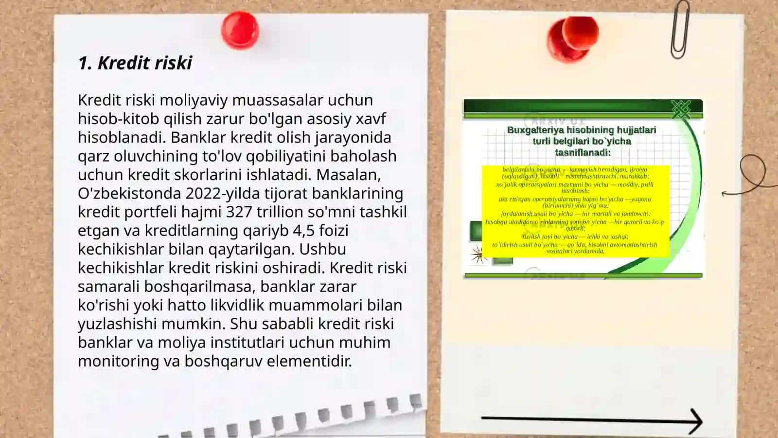 Bank faoliyati risklari va ularni boshqarish 3