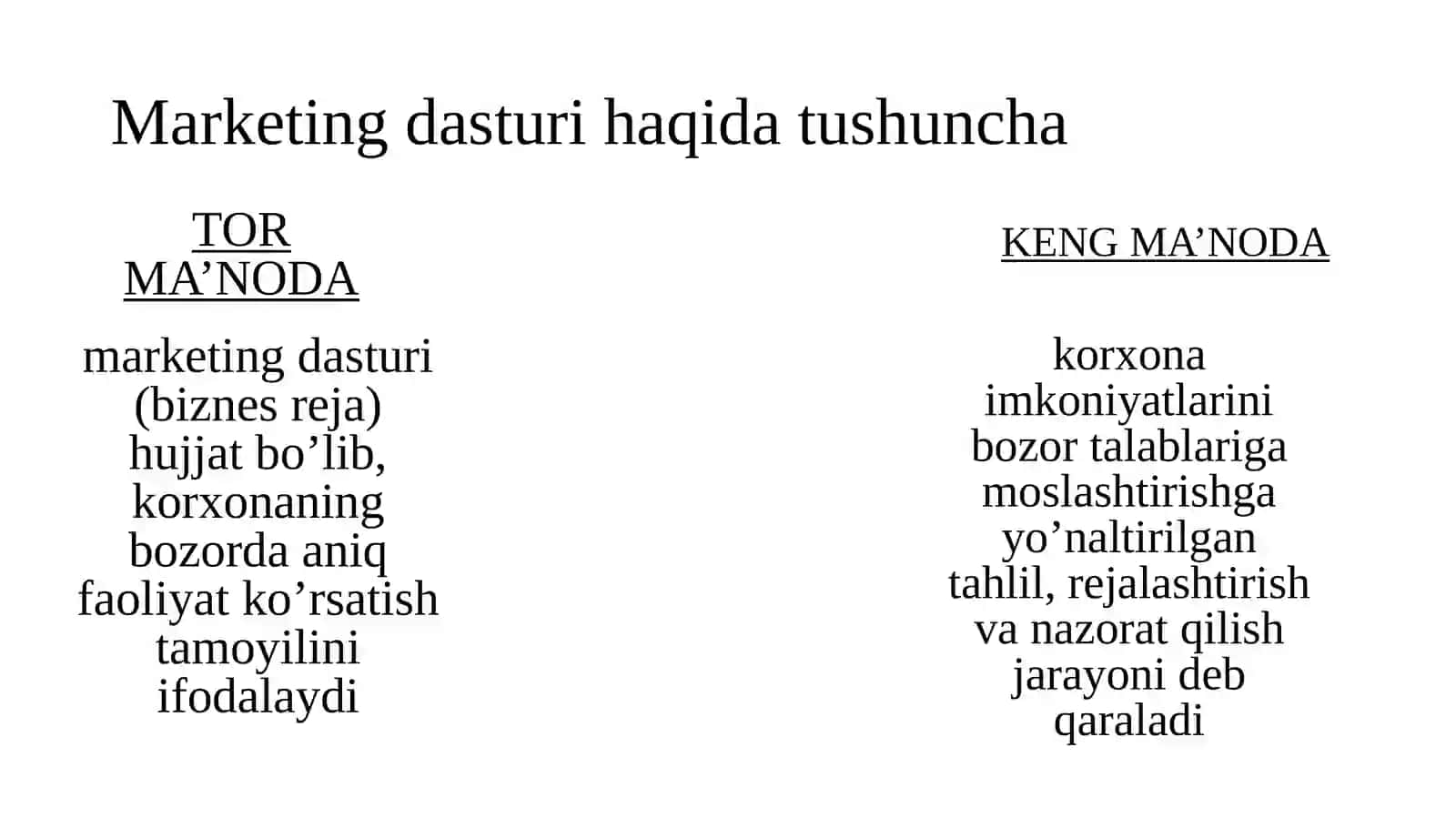 Marketing dasturlari haqida tushuncha 3