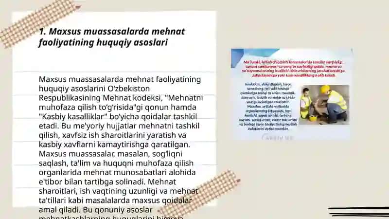 Maxsus muassasalarda mehnat faoliyatini tashkil etish 3