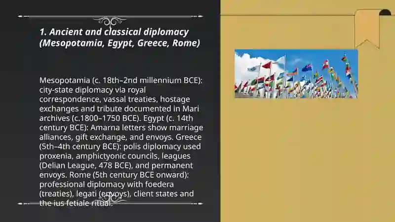 Stages in the development of international relations 3