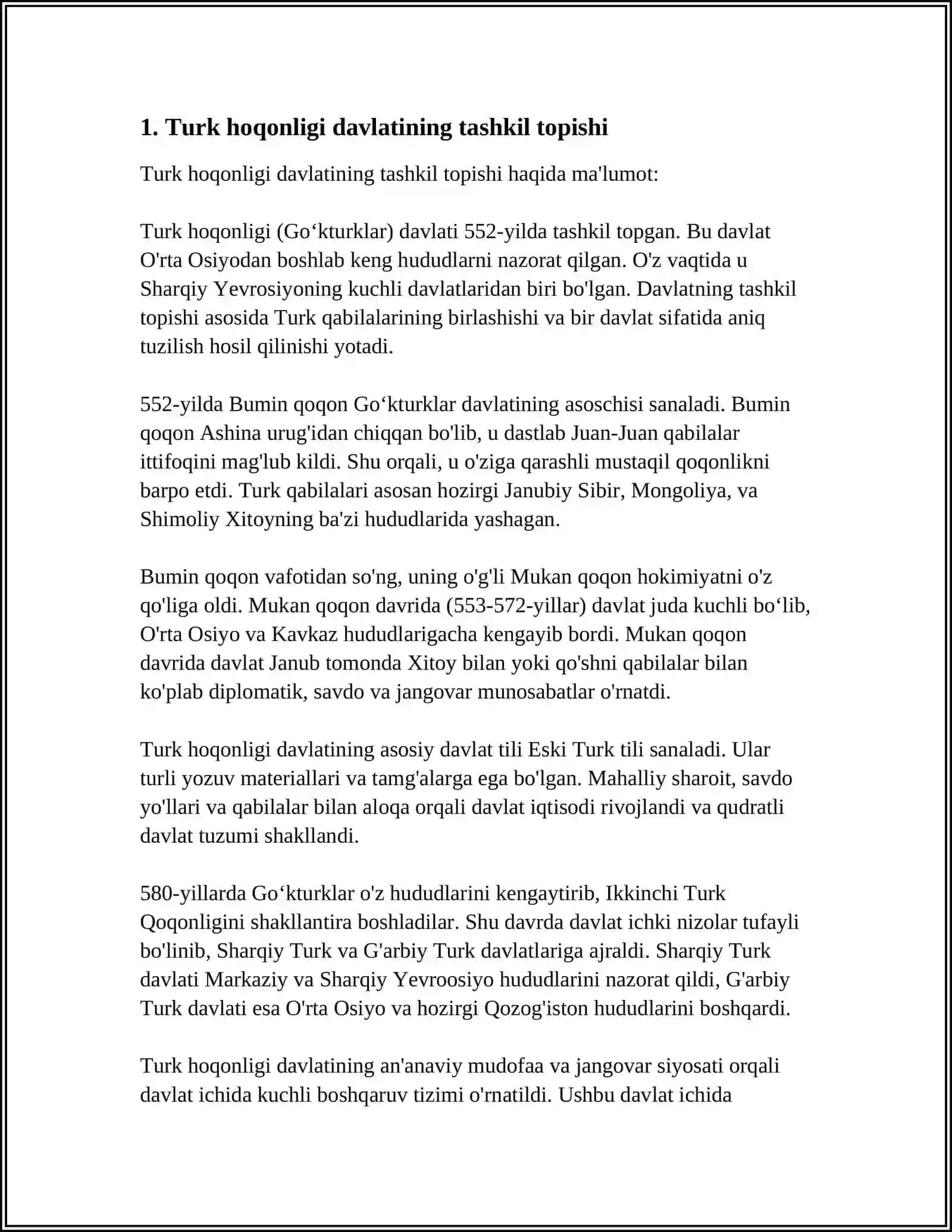 TURK HOQONLIGI DAVLATI VA HUQUQI 3