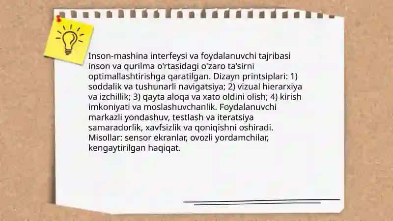 Inson va texnika hamkorligi 3