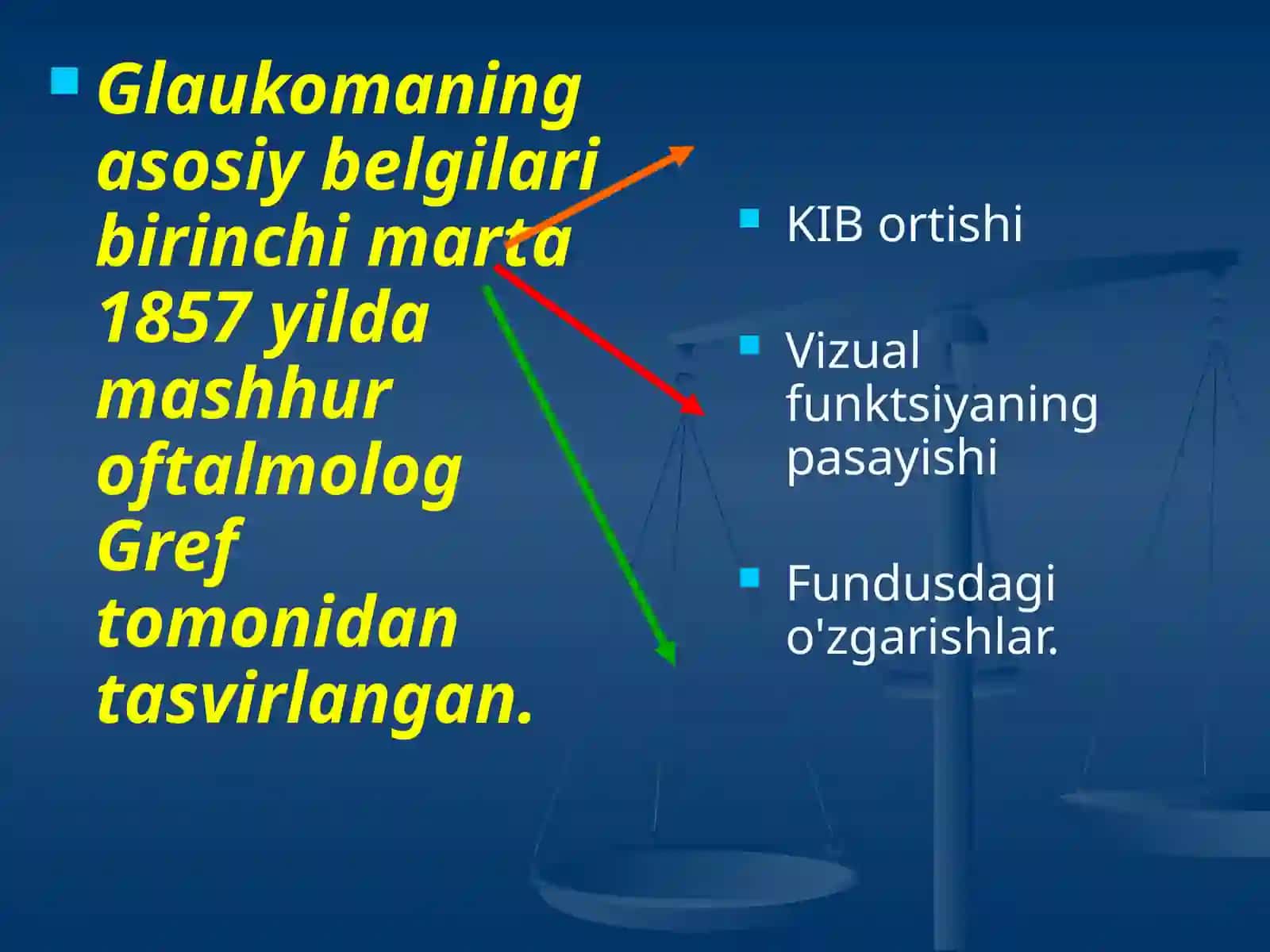 Ko'z ichi bosimi patologiyasi (glaukoma) 3