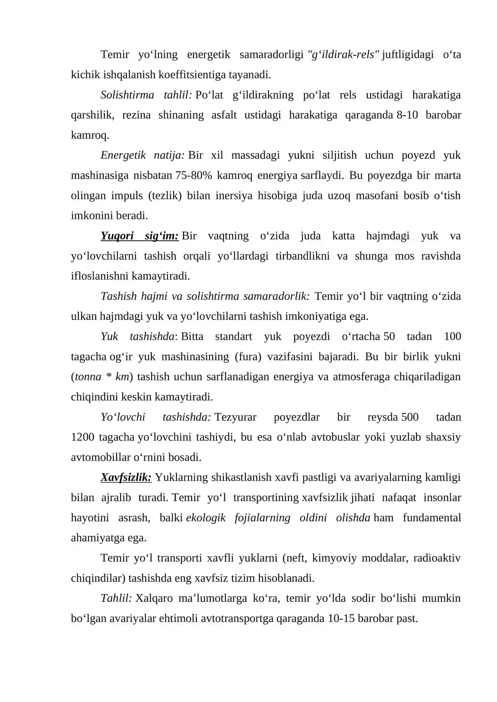 Temir yo'l transportining ifloslanishi 3