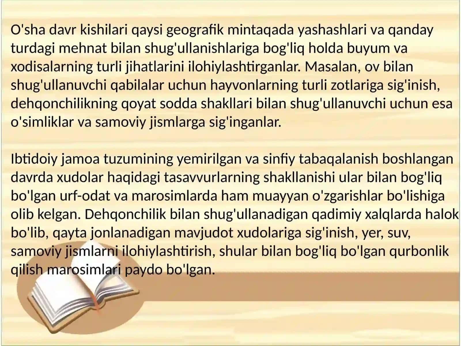 Qadimgi va milliy dinlar 3