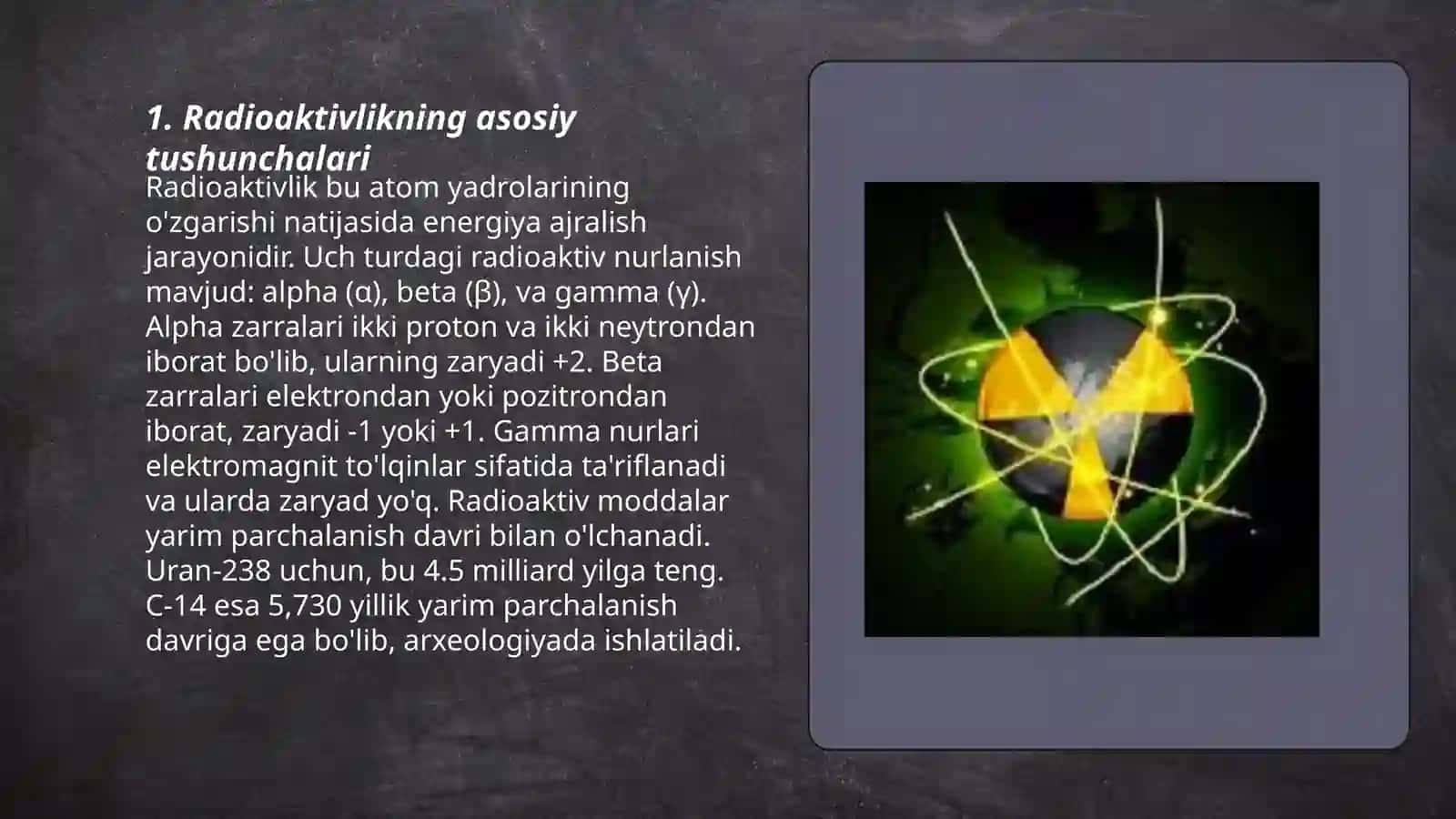 Radioaktivlik 3